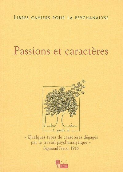 Front cover_Passions et caractères, no 13