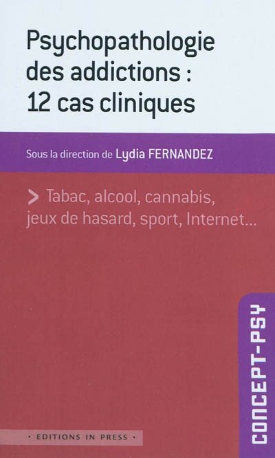 Couverture_Psychopathologie des addictions
