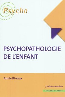 Couverture_Psychopathologie de l'enfant