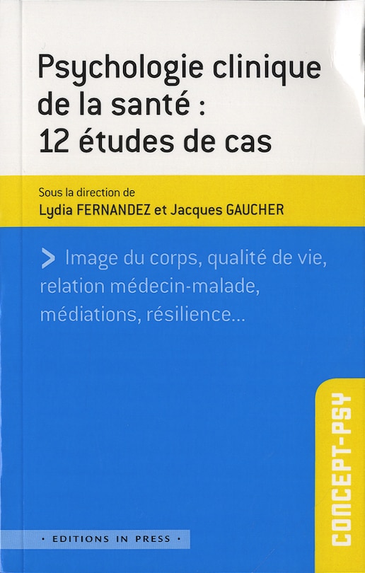 Front cover_Psychologie clinique de la santé