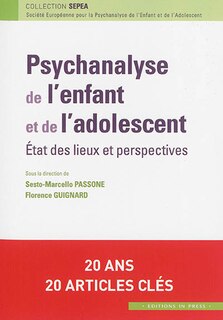 Couverture_Psychanalyse de l'enfant et de l'adolescent
