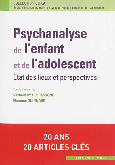 Couverture_Psychanalyse de l'enfant et de l'adolescent