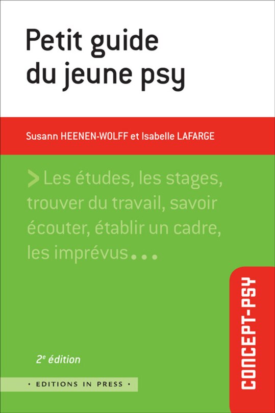Front cover_Petit guide du jeune psy