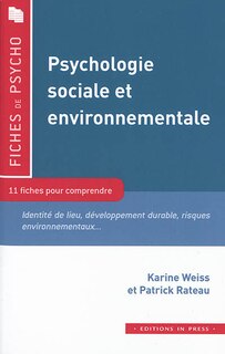 Front cover_Psychologie sociale et environnementale