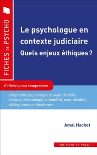 Couverture_Le psychologue en contexte judiciaire