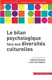 Front cover_Le bilan psychologique face aux diversités culturelles