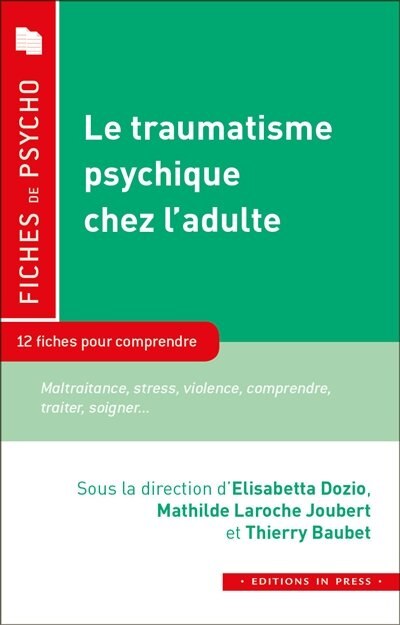 Couverture_Le traumatisme psychique chez l'adulte