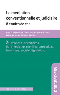 Front cover_La médiation conventionnelle et judiciaire