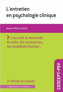 Front cover_L' entretien en psychologie clinique