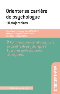 Front cover_Orienter sa carrière de psychologue