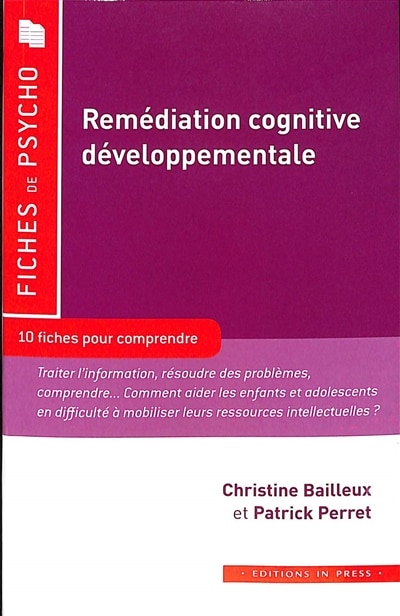 Couverture_Remédiation cognitive développementale