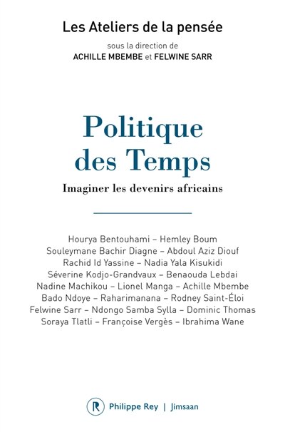Front cover_Politique des temps