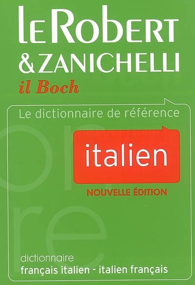 Front cover_ROBERT & ZANICHELLI -IL BOCH/ITAL. -NE
