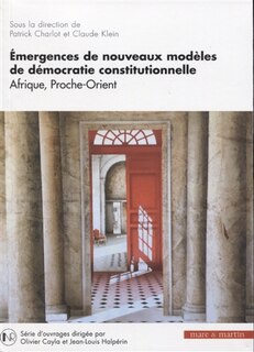 Couverture_Emergences de nouveaux modèles de démocratie constitutionnelle