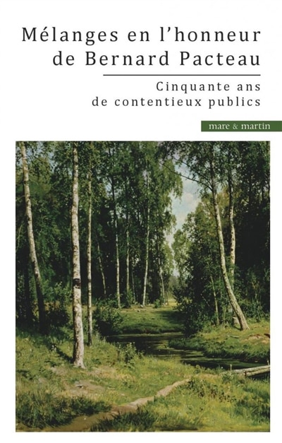 Front cover_Cinquante ans de contentieux publics