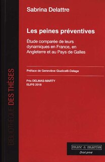 Front cover_Les peines préventives