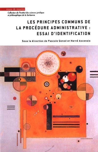 Couverture_Les principes communs de la procédure administrative