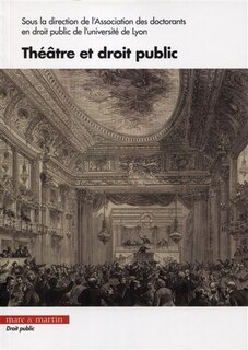 Front cover_Théâtre et droit public
