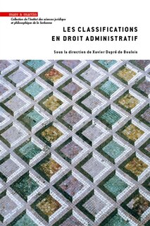 Couverture_Les classifications en droit administratif
