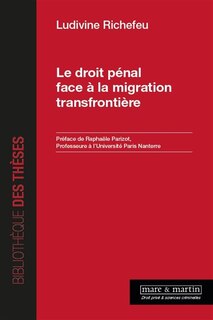 Front cover_Le droit pénal face à la migration transfrontière