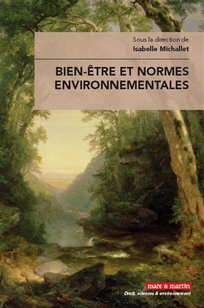 Couverture_Bien-être et normes environnementales