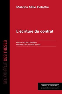 Front cover_L' écriture du contrat