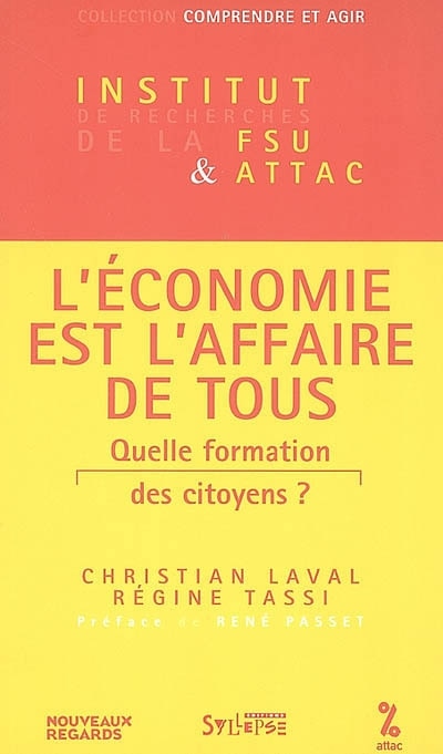 Front cover_L'économie est l'affaire de tous : quelle formation des citoyens ?