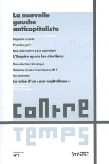 Front cover_ContreTemps, n°1. La nouvelle gauche anticapitaliste