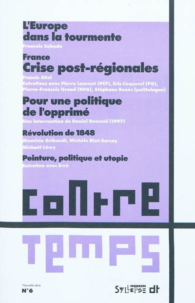 Front cover_ContreTemps, n&deg;6