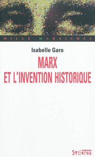 Front cover_Marx et l'invention historique