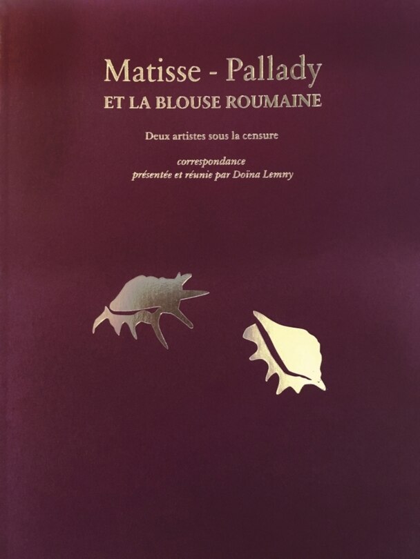Couverture_Matisse-Pallady et La blouse roumaine