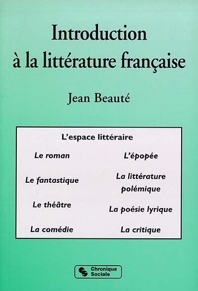 Couverture_Introduction à la littérature
