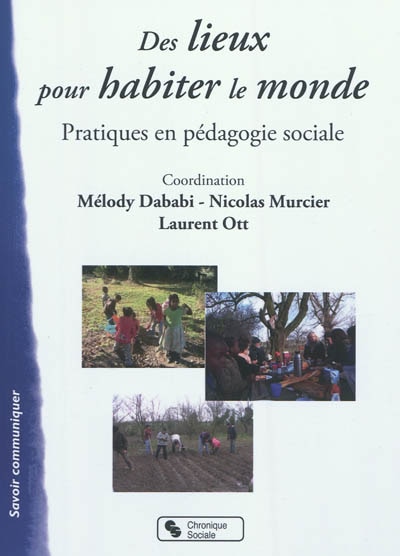 Front cover_Des lieux pour habiter le monde