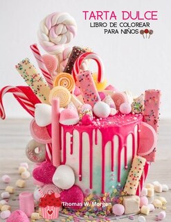 Front cover_Tarta Dulce Libro De Colorear Para Niños