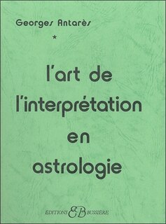 Front cover_L' Art de l'interprétation en astrologie