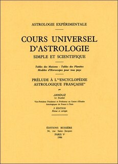 Front cover_Cours universel d'astrologie