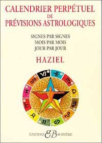 Front cover_Calendrier perpétuel de prévisions astrologiques
