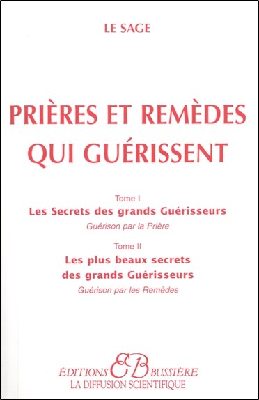 Front cover_Prières et remèdes qui guérissent