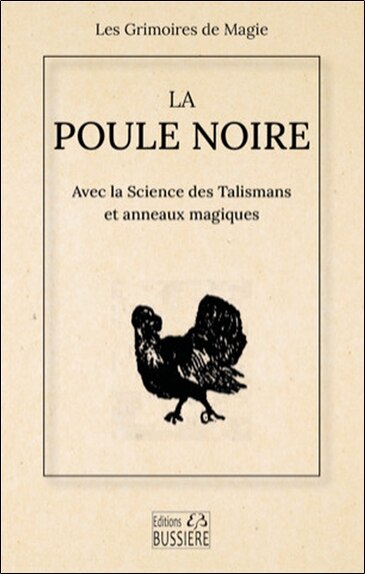 Front cover_La poule noire