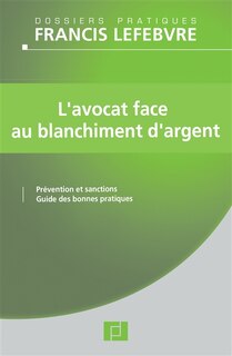 Couverture_L' avocat face au blanchiment d'argent