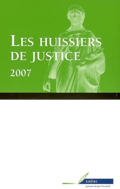 Front cover_Les huissiers de justice 2007