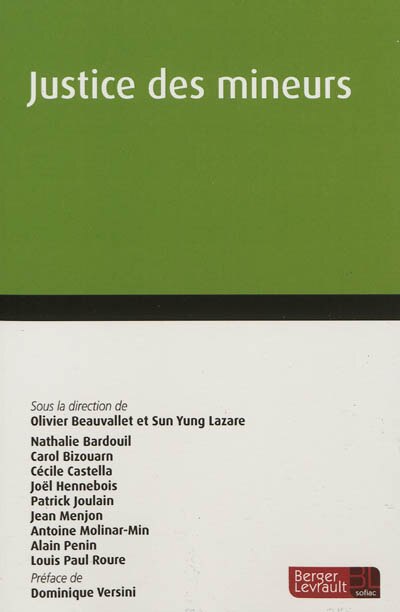 Couverture_Justice des mineurs
