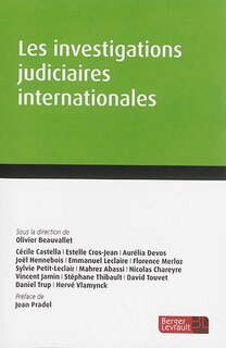 Front cover_Les investigations judiciaires internationales