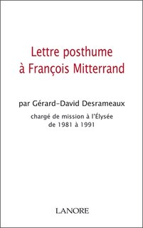 Front cover_Lettre posthume à François Mitterrand