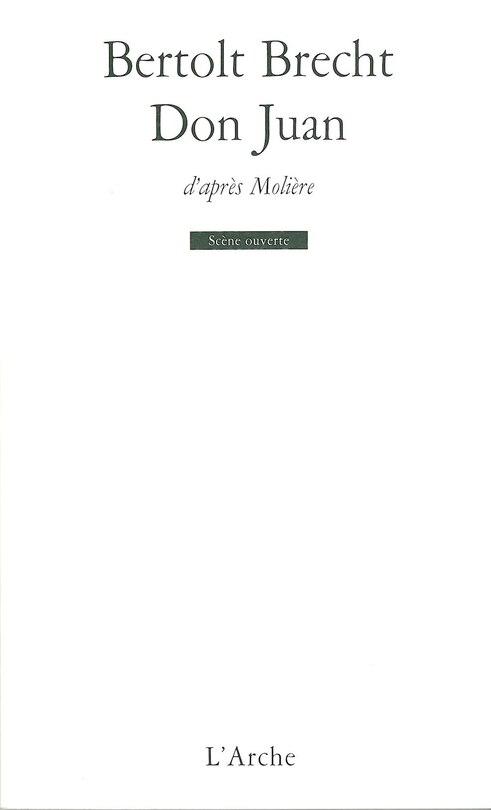 Front cover_Don Juan : adaptation de la pièce de Molière