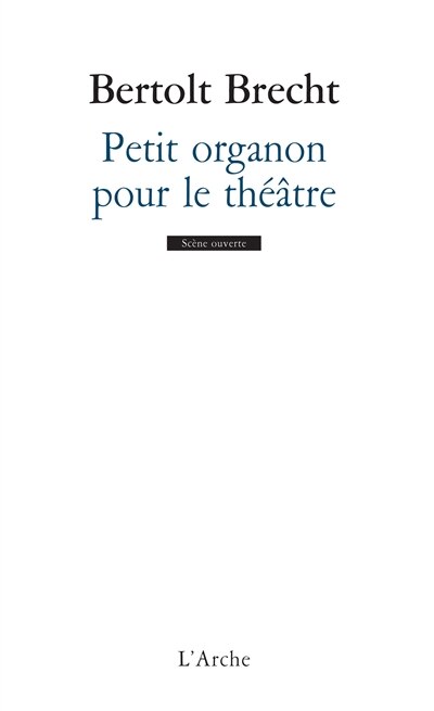 Couverture_Petit organon pour le théâtre
