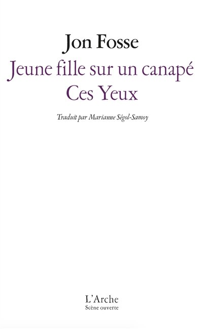 Front cover_Jeune fille sur un canapé ; Ces yeux