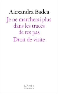 Front cover_Je ne marcherai plus dans les traces de tes pas