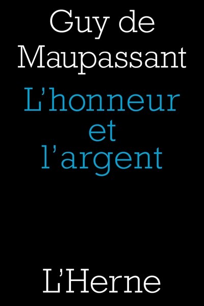 Couverture_L' honneur et l'argent