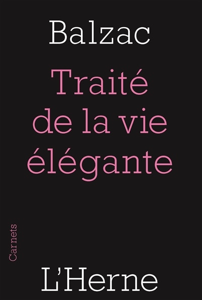 Couverture_Traité de la vie élégante